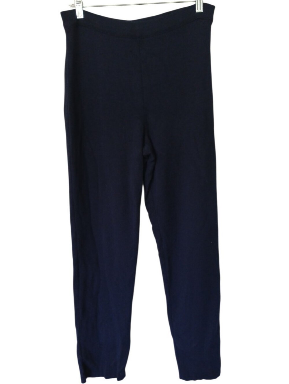 Burberry Vintage Dark Navy 100% Merino Wool Pull On Pants Size 10